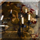 DL11. Six-light hanging chandelier. 